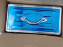 德力西電氣（DELIXI ELECTRIC）不銹鋼工具箱收納箱車載家用收納盒加厚五金鐵皮箱手提 特大號 曬單實拍圖