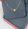 中國黃金（CHINA GOLD）黃金手鏈女士足金四葉草手鏈轉(zhuǎn)運(yùn)珠首飾七夕情人節(jié)生日禮物 【京速達(dá)】足金四葉草手鏈 約1.9g+中金禮盒 曬單實(shí)拍圖