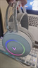 雷柏（Rapoo）VH160S升級(jí)款有線游戲耳機(jī) 三角洲行動(dòng)fps 明末淵虛之羽聽(tīng)聲辨位打瓦頭戴式7.1聲道RGB背光 白色 曬單實(shí)拍圖