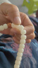 普陀山白玉菩提108顆佛珠手串寺廟送禮男女禮物 白玉菩提手串 曬單實拍圖