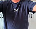斐樂(lè ) 斐樂(lè )官方男裝短袖T恤衫夏季抗紫外線(xiàn)健身運動(dòng)干爽T恤男 RD寶藍-NV XL (180) 100A 曬單實(shí)拍圖