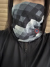 SCOTT GOOSE正品防風(fēng)防寒男款護頸圍脖戶(hù)外保暖潮流男士圍巾生日禮物 深灰色 曬單實(shí)拍圖