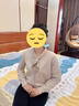 恰凡（QIAFAN）媽媽秋裝針織衫上衣中年女裝減齡綁帶毛衣中老年人秋冬季打底小衫 AJwofc 米色 2XL 曬單實拍圖