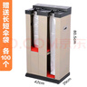 立暖 雨傘機(jī)酒店大堂商場半自動不銹鋼傘套機(jī)濕傘一次性雨傘套袋機(jī) 杏色長短頭 曬單實拍圖