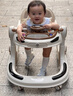 木允瑤德國(guó)學(xué)步車(chē)防o型腿嬰兒2025款嬰兒車(chē)0到3歲多功能防側(cè)翻防摔神器 【可調(diào)速】輕奢咖標(biāo)配款【餐盤(pán)】 曬單實(shí)拍圖