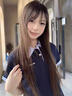 學(xué)院風(fēng)polo衫短袖t恤女夏季正肩拼接格子設(shè)計(jì)感小眾修身顯瘦上衣 藏青色 M 曬單實(shí)拍圖