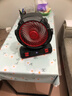 倍量（Doublepow）充電風扇超長續(xù)航大風力大容量戶外釣魚露營電風扇學校宿舍桌面風扇 黑色【搖頭/定時/照明/遙控】 40000mAh 曬單實拍圖