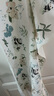 巴厘小豬（BALIPIG）女寶寶連體衣夏季長(zhǎng)袖薄款空調(diào)服新生兒睡衣 草綠 73cm 曬單實(shí)拍圖