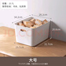 懶角落 收納盒桌面收納盒化妝零食收納筐儲物廚房收納箱雜物籃大號容量 曬單實拍圖