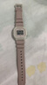 卡西歐（CASIO）男表小方塊電子表 運動手表學(xué)生手表 多功能防水男士手表 方塊可愛粉W-218HC-4A2 曬單實拍圖