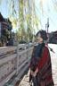 民族風(fēng)披肩女新疆波西米亞風(fēng)云南大理旅游外搭復古氛圍感披風(fēng)斗篷 波西米亞風(fēng)-紅色-150*130cm 曬單實(shí)拍圖