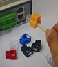維智控 rj45網(wǎng)線鎖 網(wǎng)絡(luò)端口安全鎖 超五類六類網(wǎng)絡(luò)網(wǎng)線連接器電腦寬帶監(jiān)控跳線鎖扣防拔 黑色【A款】適合平面網(wǎng)口-推薦 10個(gè)+1把鑰匙 曬單實(shí)拍圖