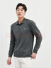 七匹狼長(cháng)袖T恤男士?jì)羯喎I(lǐng)POLO莫代爾棉不易變形柔軟舒適男裝 曬單實(shí)拍圖