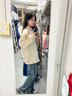 MR.KA韓系短款風(fēng)衣外套女設(shè)計感2025夏秋新款寬松復(fù)古上衣小眾學(xué)生夾克 杏色 L 105-120斤 曬單實(shí)拍圖