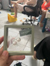 墨利亞s925氣質(zhì)耳墜 時(shí)尚流行貝珠炫彩耳釘 炫彩珠銀耳釘 禮物女生新款 磨砂4MM圓球耳釘（足銀999） 925銀 曬單實(shí)拍圖
