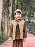 巴拉巴拉童裝兒童羽絨服鴨絨馬甲2025秋冬新款男女童衣服輕薄背心外套上衣 卡其-軟糯舒適-白鴨絨 120 （充絨量26g) 曬單實(shí)拍圖