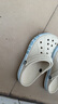 卡駱馳crocs洞洞鞋貝雅卡駱班輕便耐磨一腳蹬休閑鞋|205089 冬日白/彩色-1LI 39 (240mm) 曬單實拍圖