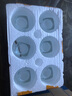品喻（PINYU）白酒杯家用玻璃酒杯啤酒一口杯烈酒杯二兩洋酒杯方形70ml小號6個 曬單實拍圖