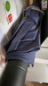 美度反向晴雨傘三折男士商務(wù)折疊雨傘10骨M3327藍(lán)色 曬單實(shí)拍圖