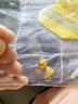 SEODE黃金蓮蓬蓮花足金999兩世歡手鏈DIY配件小吊墜情侶520送女友禮物 蓮蓬+花苞一對(duì)約0.6克左右的 曬單實(shí)拍圖