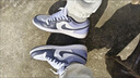 CLENIKEEDAIR NIKE純?cè)瑼J1 Low 白藍(lán)紅低幫籃球鞋男女百搭休閑運(yùn)動(dòng)滑板鞋DC Aj1紫白 氣墊摩擦有聲 純?cè)S直發(fā) 40 曬單實(shí)拍圖