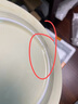 食品級(jí)草莓陶瓷餐盤可愛(ài)家用宿舍草帽盤蛋糕盤高顏值精致餐具碗盤 8.5英寸愛(ài)心草帽盤【一個(gè)裝】 曬單實(shí)拍圖