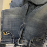 UR2025春季新款女裝時(shí)尚休閑花朵刺繡闊腿牛仔長(cháng)褲UYL850049 曬單實(shí)拍圖