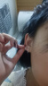 蘇十六999銀耳環(huán)女養耳洞素圈耳骨環(huán)耳扣高級感耳釘耳圈耳飾生日禮物女 999足銀耳圈12mm一對 曬單實(shí)拍圖