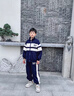G.DUCKKIDS童裝男童運動套裝春秋款兒童衣服男孩秋裝新款9-15歲洋氣兩件套 藏青色 常規(guī) 160 建議身高150-160年齡12-14歲 曬單實拍圖