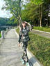 際華三五六五軍訓迷彩服套裝男女大學生軍訓服套裝夏季薄款上衣褲子草綠色服裝 灰迷套裝(六件套)需備注鞋碼 180 曬單實拍圖