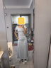 棉致多巴胺絕美連衣裙女2025新款夏日穿搭清純收腰顯瘦巨好看小長裙子 奶藍(lán)色連衣裙 S 建議95斤內(nèi) 曬單實(shí)拍圖