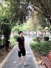 361°跑步緊身褲男冰絲夏季七分運動健身籃球騎行壓縮高彈田徑打底 黑色【冰絲速干】騎行七分褲 XL 曬單實拍圖