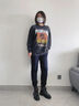 Dickies馬丁靴女2025秋冬厚底增高靴子英倫風(fēng)皮靴黑色百搭短靴時尚女靴 黑色 38 曬單實拍圖