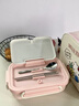 優(yōu)倫美兒童飯盒小學(xué)生專用三麗鷗不銹鋼保溫便當(dāng)餐盒兒童分格餐盤女孩用 凱蒂貓【三格·帶餐具】+保溫袋 三麗鷗正品聯(lián)名 曬單實(shí)拍圖