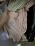 貓人【涼感親膚】棉莫代爾睡裙女士睡衣女夏季10A抑菌帶胸墊家居服粉 曬單實拍圖