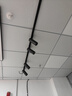 公牛軌道射燈明裝燈商用高亮度展廳服裝店照明家用客廳燈具led導軌燈 【2m】黑色導軌條 暖白光4000K 曬單實拍圖