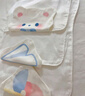 貝肽斯兒童隔汗巾薄款純棉a類嬰兒寶寶吸汗巾大號墊背幼兒園3-6歲專用 珍妮菲兔【輕薄3層-導(dǎo)濕速干】 3條裝 動物 L碼【42*28cm】建議三歲以上 曬單實(shí)拍圖