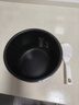 美的電壓力鍋內(nèi)膽不粘鍋電壓力煲內(nèi)鍋原廠配件黑晶壓力鍋內(nèi)鍋 黑晶壓力鍋5L MY-12LS505A送飯勺 曬單實拍圖