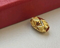 金小貅黃金轉(zhuǎn)運(yùn)珠足金999橄欖車花珠手串路路通小金珠手鏈DIY玉珠配珠 1g,車花橄欖珠【多退少補(bǔ)】 曬單實(shí)拍圖