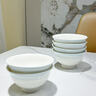 NINE CRANES景德鎮(zhèn)餐具碗組合家用米飯碗輕奢高溫陶瓷高級(jí)感4.5英寸飯碗10個(gè) 曬單實(shí)拍圖