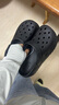 名創(chuàng)優(yōu)品（MINISO）洞洞鞋男女夏季外穿涼鞋防滑厚底踩屎感包頭涼拖鞋 黑色+海洋星星 曬單實(shí)拍圖