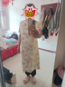 俞兆林媽媽夏裝短袖連衣裙中老年女裝婆婆雪紡裙子 Y52Q247 曬單實(shí)拍圖