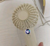 公牛手持小風(fēng)扇 電芯3C認(rèn)證 3檔風(fēng)量便攜迷你2000mAh超長續(xù)航靜音小電扇加密網(wǎng)罩帶掛繩 米云白 曬單實(shí)拍圖