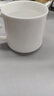 兮元記羊脂玉瓷茶杯馬克杯辦公室陶瓷個人專用帶蓋水杯家用輕奢定制杯子 羊脂玉瓷言宋水杯-純色-簡裝 曬單實拍圖