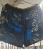 美津濃（MIZUNO）游泳褲男雙層速干寬松沙灘褲防尷尬海邊大碼溫泉短褲3105黃XL 曬單實(shí)拍圖