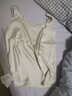 貓人（MiiOW）桑蠶絲吊帶背心女西裝內(nèi)搭秋季打底真絲睡衣女上衣V領(lǐng)緞面夏季外 香檳色 XL 曬單實(shí)拍圖