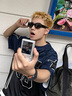 芬馳（FENCHI）墨鏡男士2025新款曲面屏防紫外線開(kāi)車專用高級(jí)感王鶴棣同款太陽(yáng)鏡 曬單實(shí)拍圖