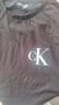 Calvin Klein CK男士圓領(lǐng)長(zhǎng)袖T恤 純棉舒適印花logo上衣男 黑色 L 曬單實(shí)拍圖