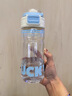 納登水杯男女生高顏值大容量雙飲杯學(xué)生專用食品級(jí)tritan運(yùn)動(dòng)吸管杯子 藍(lán)色660ml 曬單實(shí)拍圖
