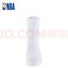 NBA白色襪子男士休閑運動襪夏季網眼透氣吸汗棉襪訓練跑步籃球襪6雙 曬單實拍圖